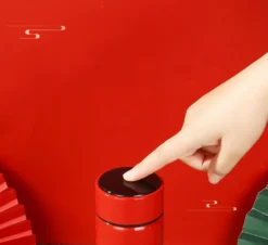 Fine Asianliving Insulated Water Bottle Stainless Steel 500ml Smart LED Temperature Touch Screen Red Cranes -Campingbedarf Geschäft 0147ce238840baf3e38f8e819e3bb98a