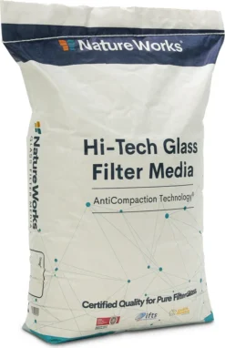 Nature Works Hi-Tech Filterglas (20 Kg) Für Filteranlagen, Von 100% Reinem Flachglas, Umweltschonend, Menge: 1 Stück