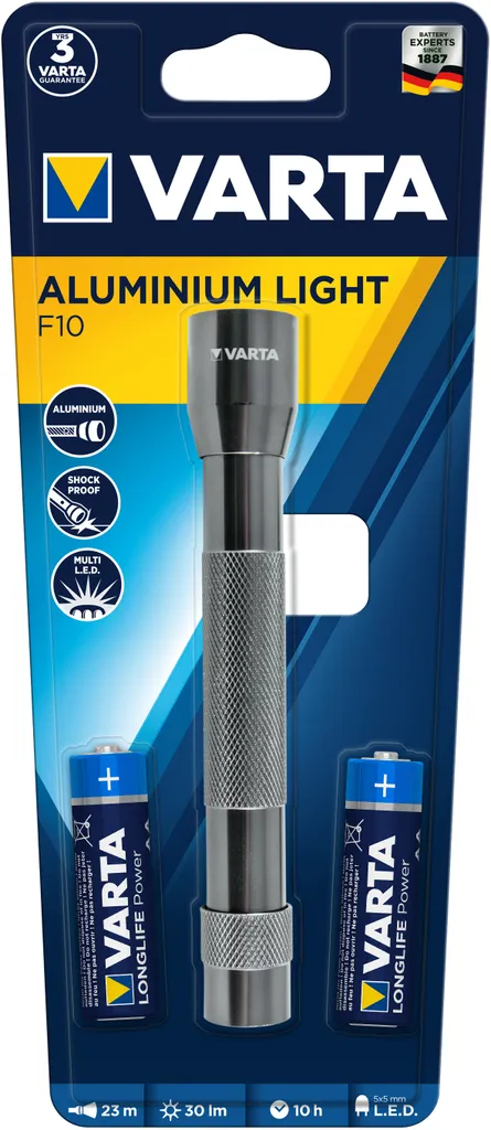 VARTA Taschenlampe "Multi LED Alu Light 2AA" – Bild 3