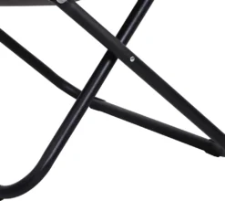 Outsunny Klappstuhl Klappsessel Campingstuhl Gartenstuhl Polstersessel Lounge Sessel Faltbar Metall + Oxfordstoff Grau 80 X 80 X 75 Cm -Campingbedarf Geschäft 020b251b82c4d40e248f873b891ad133