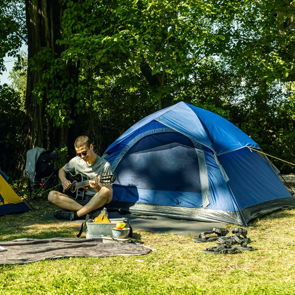 Where Tomorrow Pop Up Wurfzelt Für 3 Personen - 215 X 195 X 120 Cm - Blau 7 Where Tomorrow Pop Up Wurfzelt Für 3 Personen - 215 X 195 X 120 Cm - Blau – Bild 5