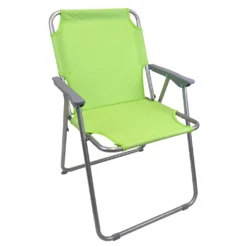 Wohaga Campingstuhl 'Texel' Mit Armlehnen, Klappbar - Grün