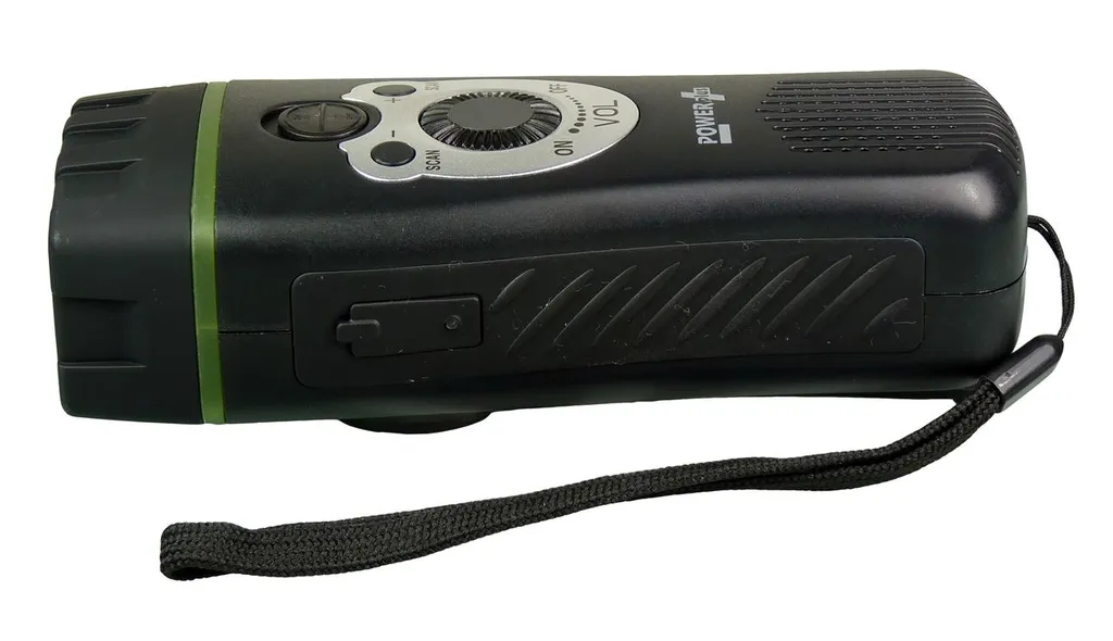 PowerPlus Wolf - Dynamo USB Taschenlampe Und FM Radio – Bild 2