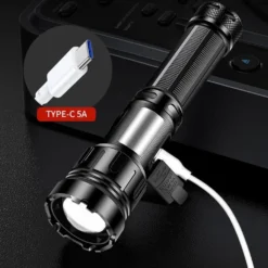 Taschenlampe LED 500 Meter Leuchtweite Militär Taktische USB Wiederaufladbar Wasserdichte Camping Taschenlampe, Notlicht -Campingbedarf Geschäft 08bd835faa16f26333e3ffa4f6dc2a84