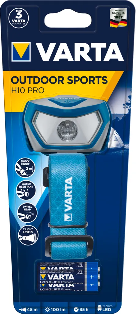 VARTA Outdoor Sports H10 Pro 3AAA Mit Batt. – Bild 2