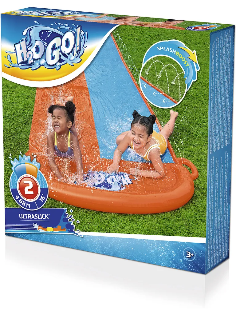 Bestway Sport Bestway® H2OGO!® 2-Personen -Wasserrutsche 488 X 138 Cm Wasserspielzeug Wasserspaß Auswahloutd Lagerverkauf Outdoorauswahl Auswahloutdoor – Bild 3