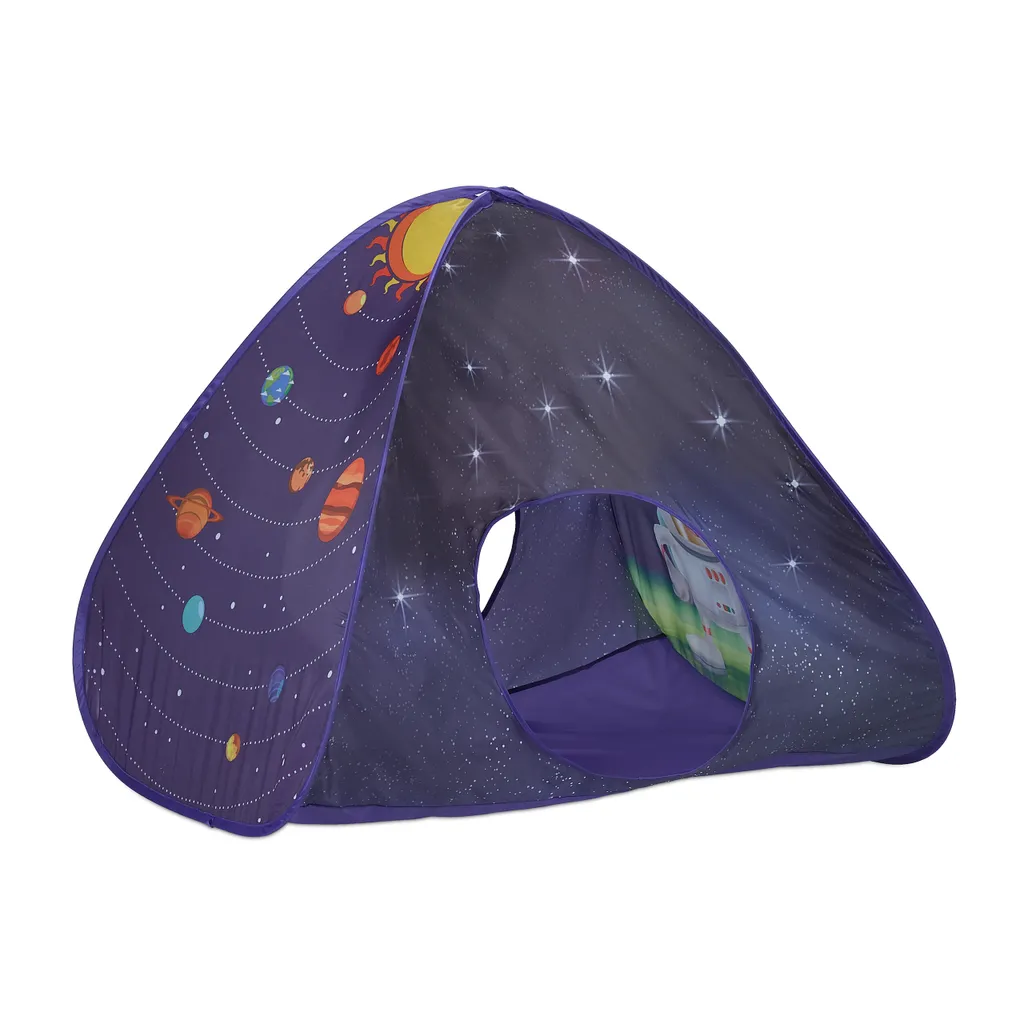 Relaxdays Pop Up Spielzelt Weltraum – Bild 10