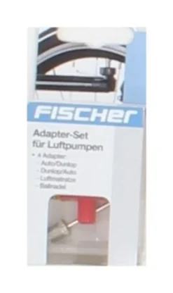 FISCHER Fahrrad-Luftpumpen-Adapter-Set 4-teilig -Campingbedarf Geschäft 100b556d884176d42122a0aec63e995b