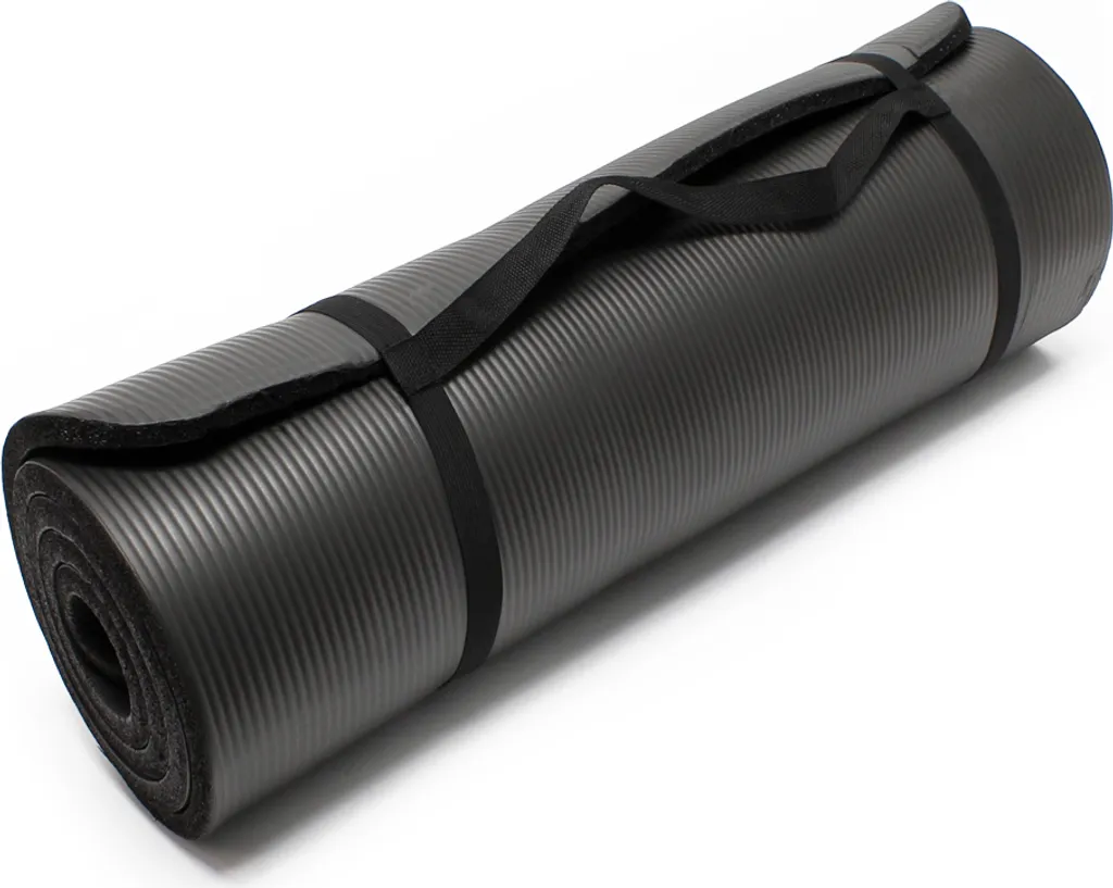 Campingmatte Schwarz 190x100x1.5cm Isomatte Zeltmatte Schlafmatte Festival Rutschfest Extradick – Bild 2