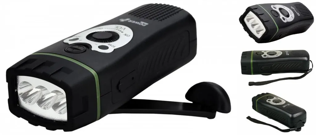 PowerPlus Wolf - Dynamo USB Taschenlampe Und FM Radio – Bild 11