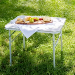 Tectake Camping Klapptisch Aus Aluminium 75x55x68cm - Grau -Campingbedarf Geschäft 16a634a0e494da00eb25ada8eeae1d63