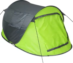Tectake Pop-Up Wurfzelt - Grau/grün -Campingbedarf Geschäft 171b4cfe35d0c1f4fa852aac86993e9a