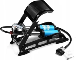 2-Zylinder Fußpumpe Tretluftpumpe Fahrradpumpe Alle Ventile Luftpumpe Mit Manometer Doppelzylinder Fußluftpumpe Fahrrad Ventile Manometer 7 Bar Fahrrad Auto Ball 65cm Retoo -Campingbedarf Geschäft 17738754b4a24e6a35103e393bd9fba7