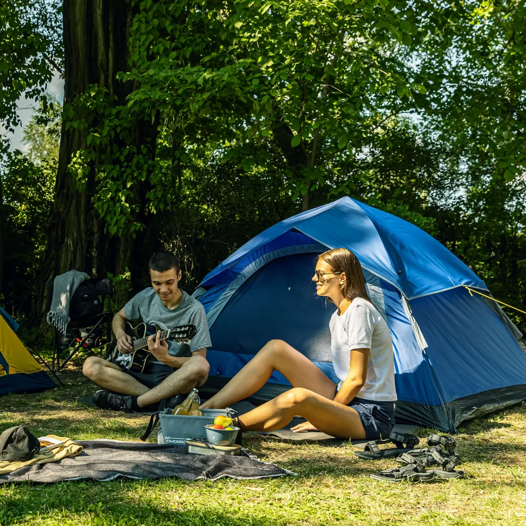 Where Tomorrow Pop Up Wurfzelt Für 3 Personen - 215 X 195 X 120 Cm - Blau 5 Where Tomorrow Pop Up Wurfzelt Für 3 Personen - 215 X 195 X 120 Cm - Blau – Bild 3