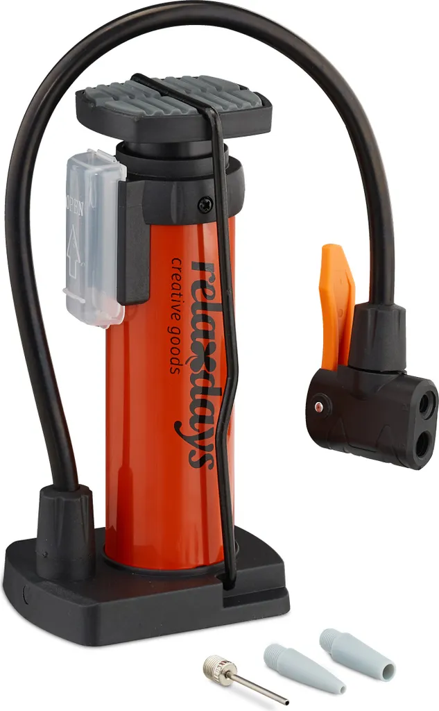 Relaxdays Fußpumpe Für Alle Ventile