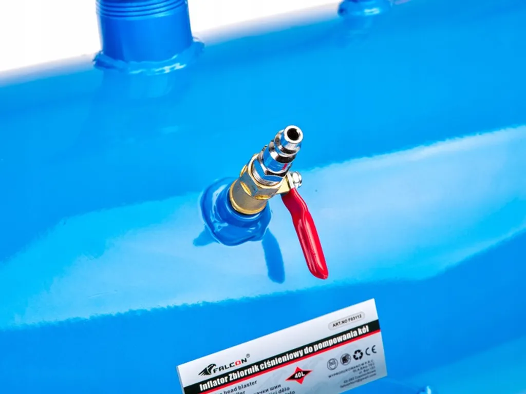 Falcon Reifenfüller Befüllhilfe Reifen Luft Air Booster Kanone Schockfüller 40 L Liter – Bild 8