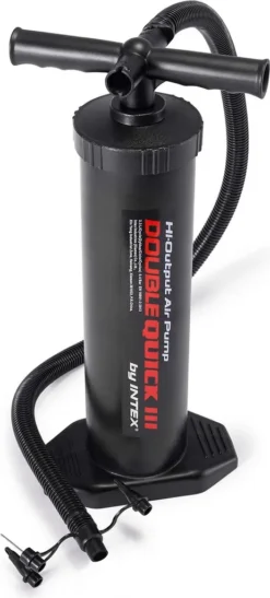 Intex 68615 Quick Doppelhub Luftpumpe, Höhe: Ca. 48 Cm - Farbe: Schwarz -Campingbedarf Geschäft 1d8b8d8d4091dd8b3579ee1c6e86d440