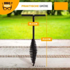 BBQ-Nerd© Deckelheber Für Dutch Oven - Feuertopf Zubehör - 22cm Langer Haken Aus Pulverbeschichtetem Stahl Zum Heben & Tragen Heißer Deckel Und Töpfe 8 BBQ-Nerd© Deckelheber Für Dutch Oven - Feuertopf Zubehör - 22cm Langer Haken Aus Pulverbeschichtetem Stahl Zum Heben & Tragen Heißer Deckel Und Töpfe -Campingbedarf Geschäft 20e396219b254a3872ab62010440d7e8