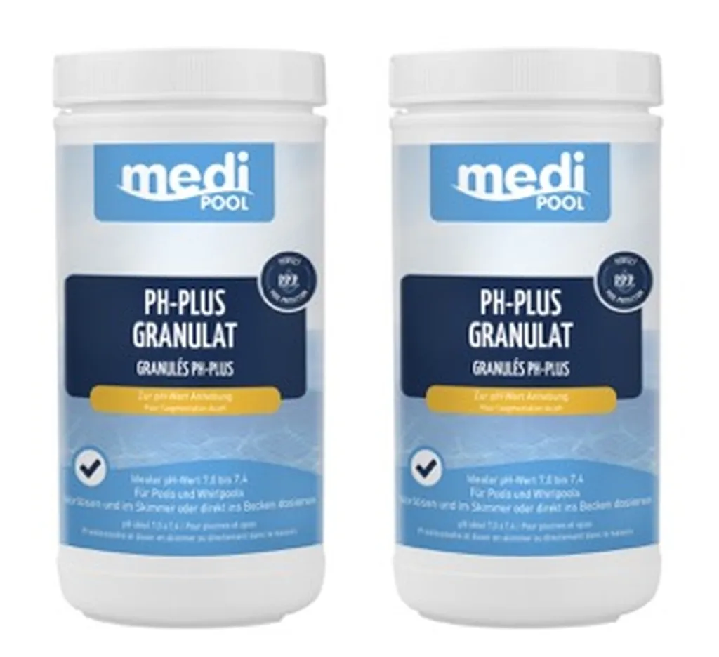 2 X Ph Heber, PH Plus Granulat, 2 X 1 KG Von MediPOOL