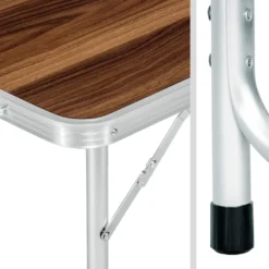 Tectake Koffertisch Mit 4 Hockern - Braun/weiß -Campingbedarf Geschäft 23541b07e5485ac9f5e28f8b01c9b8d7