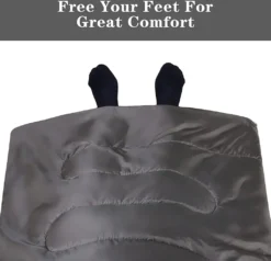 Hikemeister® Mumien Schlafsack Deckenschlafsack Mit Kopfteil 220 X 75 Cm 950 G - Farbe: Schwarz -Campingbedarf Geschäft 23877d089ee1f46994f8831384ec911b