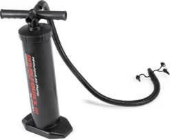Intex 68615 Quick Doppelhub Luftpumpe, Höhe: Ca. 48 Cm - Farbe: Schwarz -Campingbedarf Geschäft 25f346016081e2e9ecdc68c5539c70ac