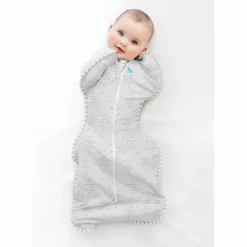 Love To Dream Baby-Schlafsack Swaddle Up Lite Stufe 1 S Textgrau