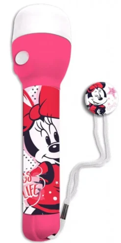 Disney Taschenlampe Minnie Mädchen 11 X 21 Cm Rosa/weiß