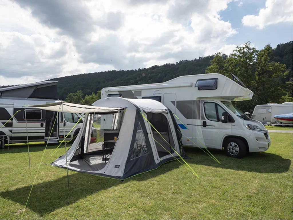 Aufblasbares Busvorzelt Tour Breeze Air Freistehend Anbauhöhe: 250 -280 Cm