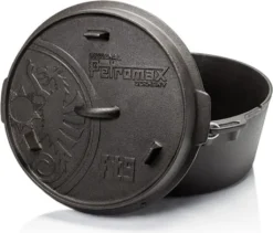 Petromax Feuertopf Ft9 (9qt) Planer Boden (ohne Füße); Ft9-t