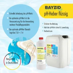 1 X 1 Kg BAYZID® PH Plus Flüssig Für Pools In Flaschen