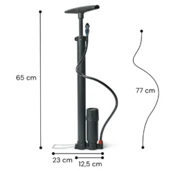 Fahrradpumpe Alle Ventile Sport Luftpumpe Standpumpe Manometer Standluftpumpe