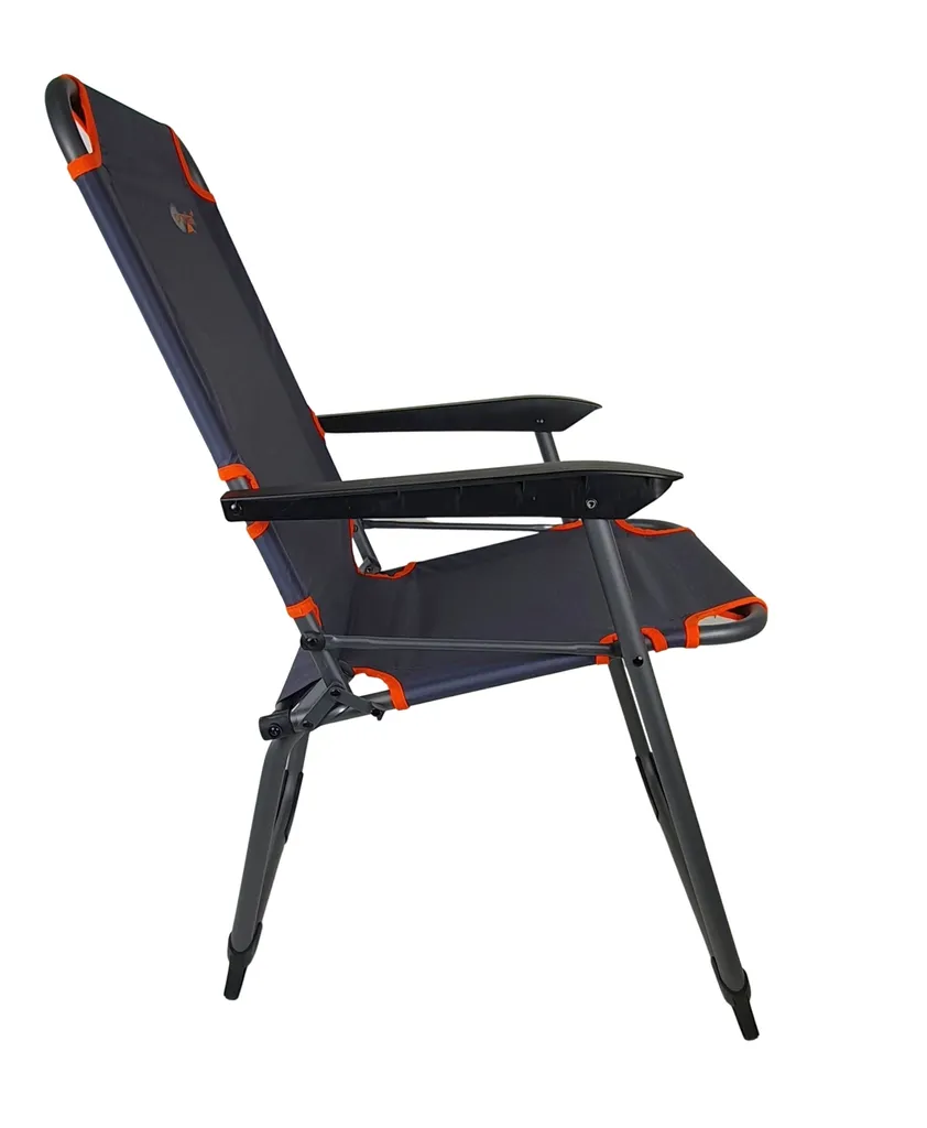 Westfield Portal Campingstuhl Anthrazit/ Orange Klappstuhl Faltstuhl – Bild 3