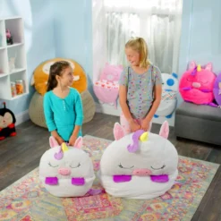 Happy Nappers Hai Grau | Medium 3-6 Jahre | Spielen - Kuscheln- Schlafen | Flauschiger Kinderschlafsack | 4 Motive | 2 In 1 Kuscheltierschlafsack & Kissen Für Mädchen Und Jungen -Campingbedarf Geschäft 33ac62f54330a298ba7cc0e42c0e04bb