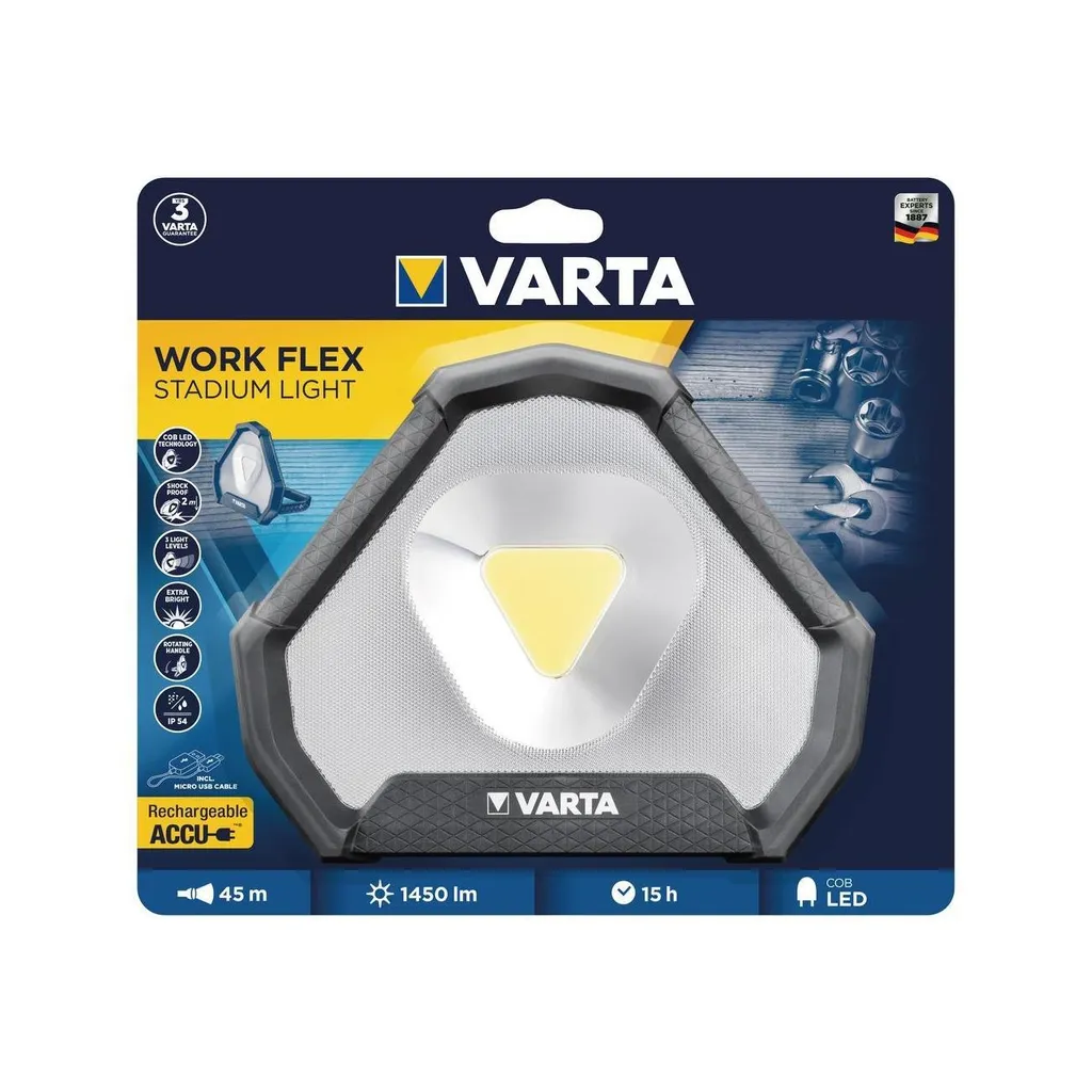 Varta Work Flex Stadium Light Mit Akku – Bild 7