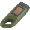 LED Taschenlampe, Handkurbel Solar Karabiner Taschenlampe Für Camping/Outdoor-Klettern/Wandern - Grün