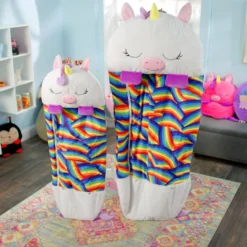 Happy Nappers Hai Grau | Medium 3-6 Jahre | Spielen - Kuscheln- Schlafen | Flauschiger Kinderschlafsack | 4 Motive | 2 In 1 Kuscheltierschlafsack & Kissen Für Mädchen Und Jungen -Campingbedarf Geschäft 375b932e87fe6788bcb6d4417814bdf3