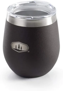 GSI Outdoors Glacier Thermobecher Aus Edelstahl, Leicht, Isoliert, Für Camping, Büro, Grill, 237 Ml, Espresso