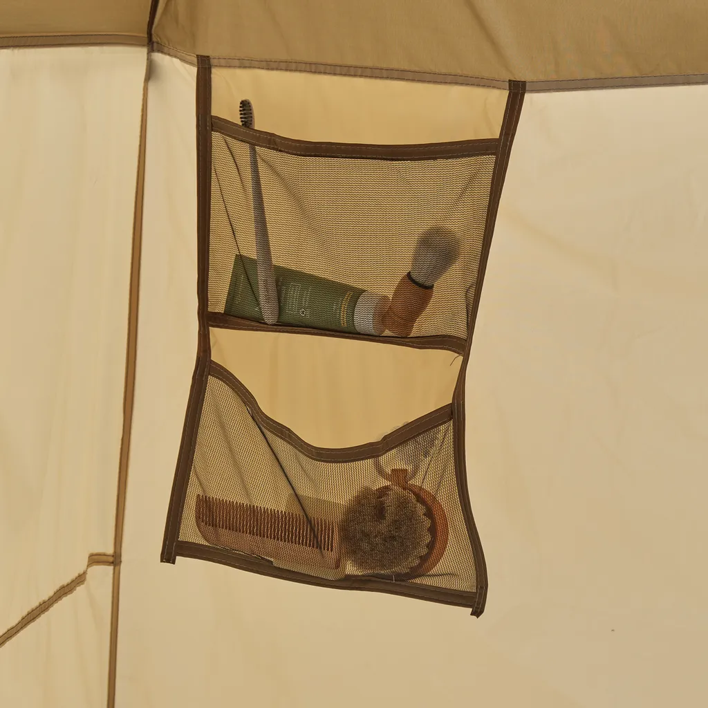 Where Tomorrow Pop Up Duschzelt 155x155x220 Cm Robust Braun – Bild 4