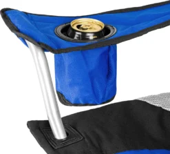 Tectake Campingstuhl Mit Polsterung - Blau -Campingbedarf Geschäft 3a98ddfcca39f35f62e18e1f77ec0939 1