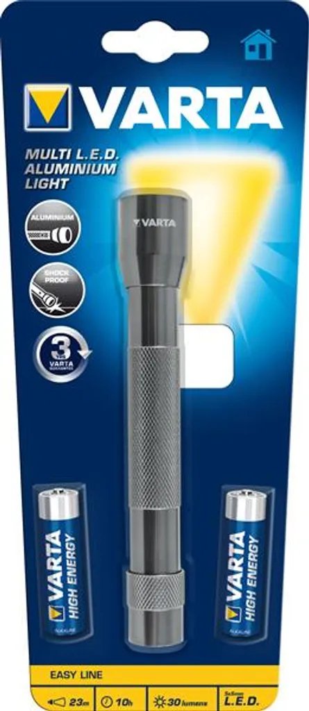 VARTA Taschenlampe "Multi LED Alu Light 2AA" – Bild 2