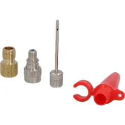 FISCHER Fahrrad-Luftpumpen-Adapter-Set 4-teilig -Campingbedarf Geschäft 3e246b74b79f7bc62651a5106269a836