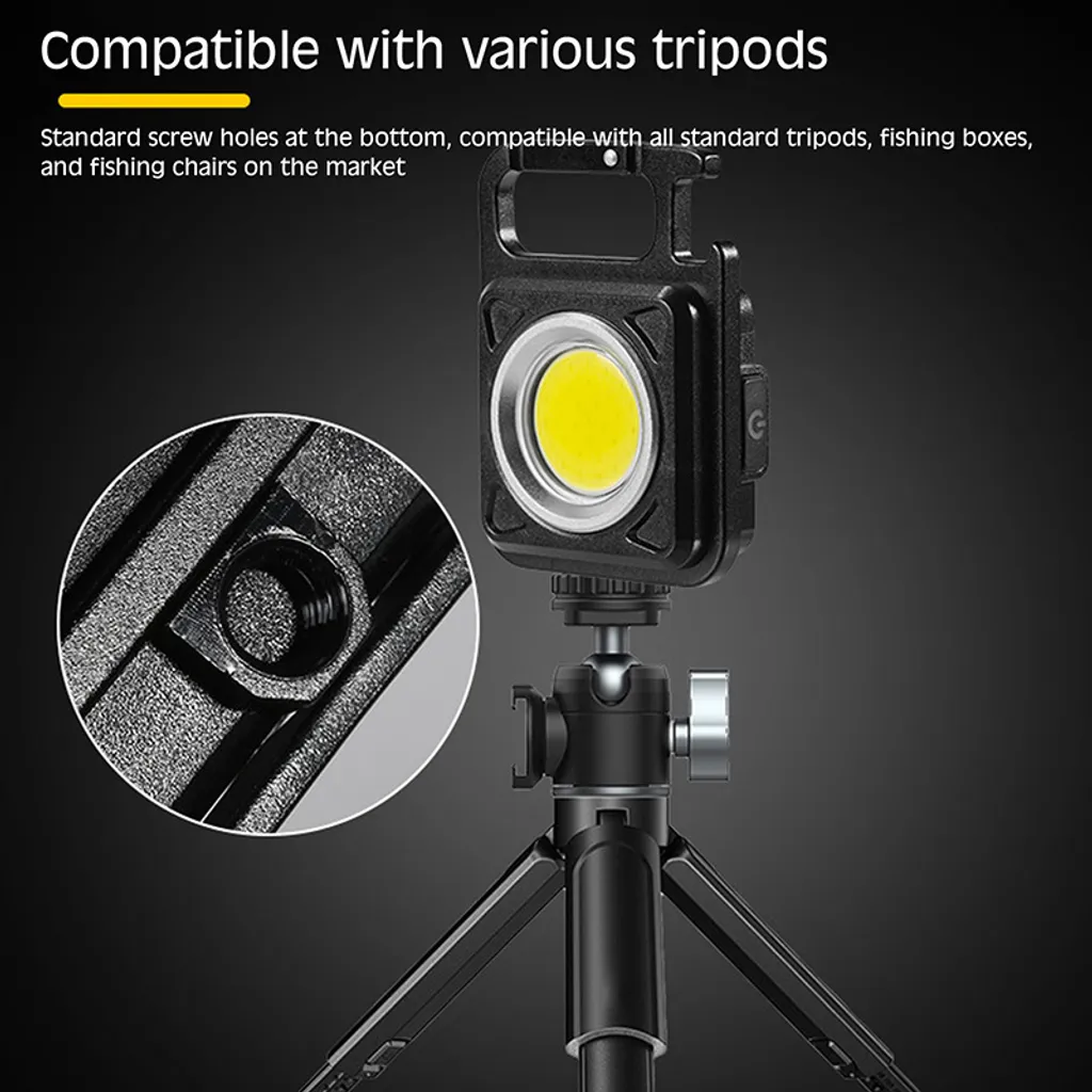 Mini 3 Modi USB-Lampe LED-Taschenlampe Arbeit Lichter Tragbare Tasche Schlüsselanhänger Licht(grün ) – Bild 7