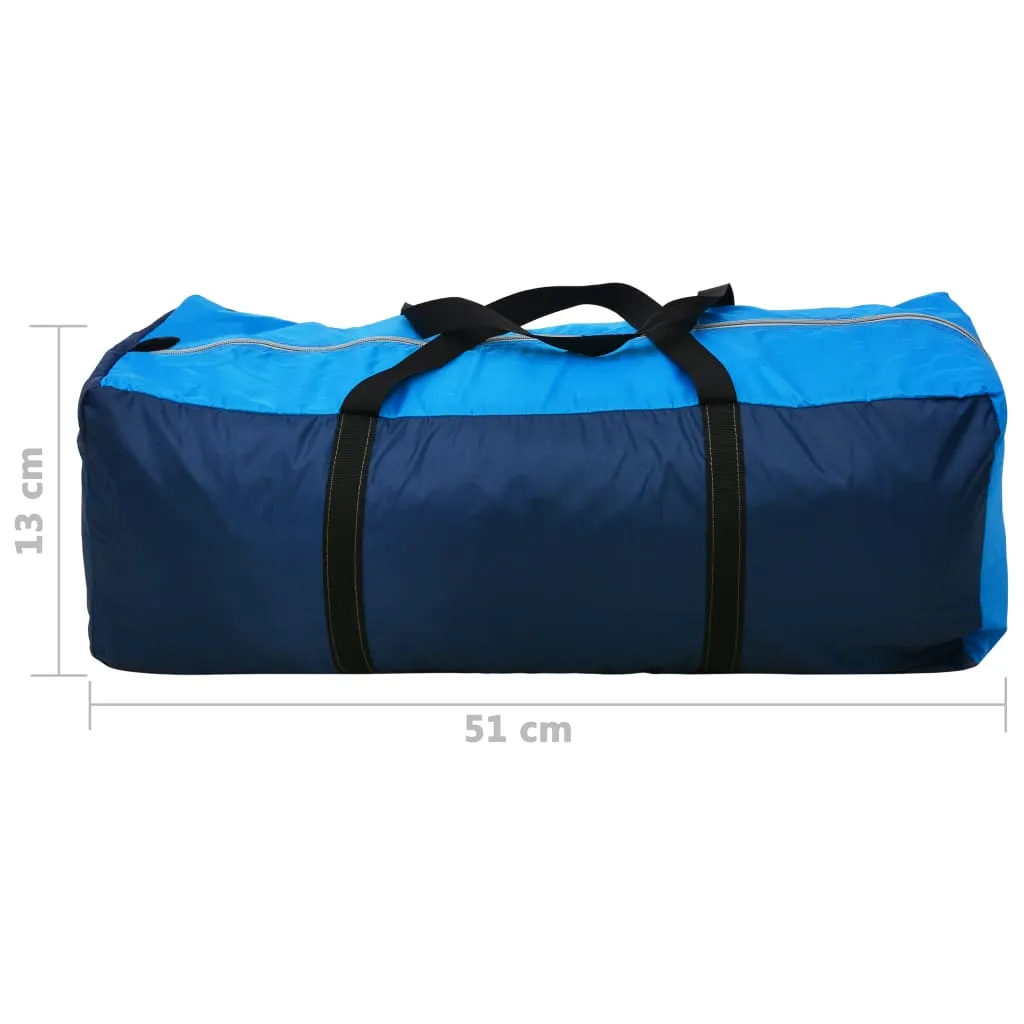 VidaXL Campingzelt 4 Personen Marineblau / Hellblau – Bild 8