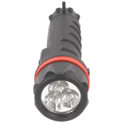 Velamp LED Gummi-Taschenlampe, 3 LEDs, Wasserdicht, Mit Tragesenkel, Lieferung Ohne Batterien -Campingbedarf Geschäft 46f03c32b1cab21cd15cfeb6c10a5882