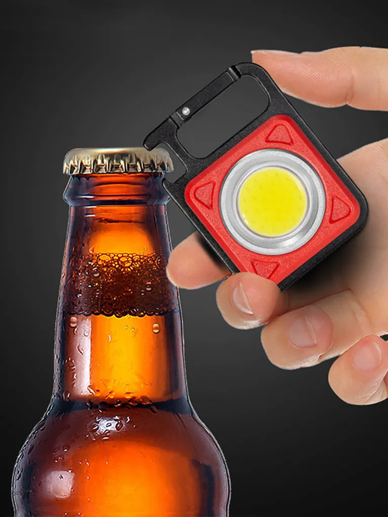 Mini 3 Modi USB-Lampe LED-Taschenlampe Arbeit Lichter Tragbare Tasche Schlüsselanhänger Licht(grün ) – Bild 5