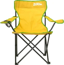 Camping-Klappstuhl Von Just Be. Gelb/Grun