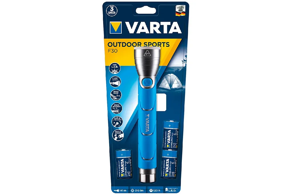 VARTA LED Taschenlampe "Outdoor Sports Flashlight" 3 C – Bild 7