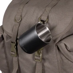 Black Snake® Flacher Und Tiefer Camping Picknick Teller Mit Besteck Plus Karabiner Haken Tasse Aus Edelstahl - 2 Personen - Set -Campingbedarf Geschäft 52caee34a56ab41fac00d3393558112c