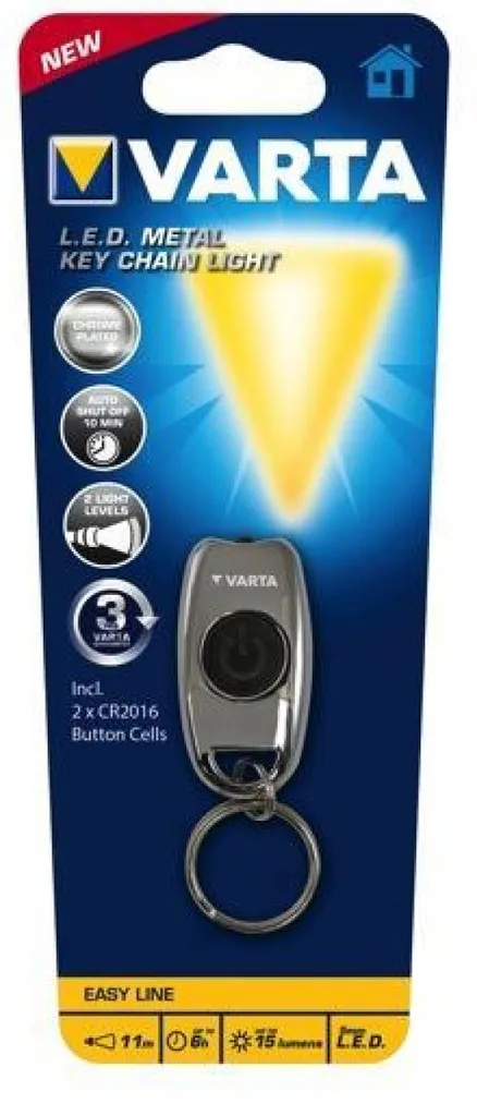 Varta LED Metal Key Chain BLI1 Inkl.2xCR2016 – Bild 2